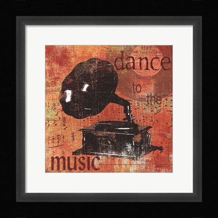 Framed Dance To The Music Print