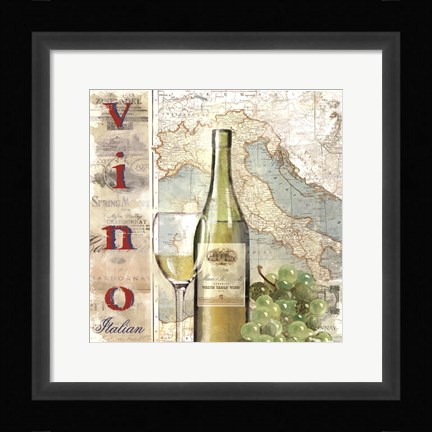 Framed Vino Print