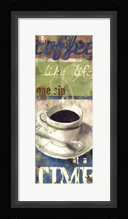 Framed Wake Up II Print