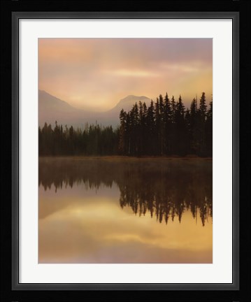 Framed Twilight Reflection II Print
