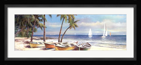 Framed Fair Island I Print