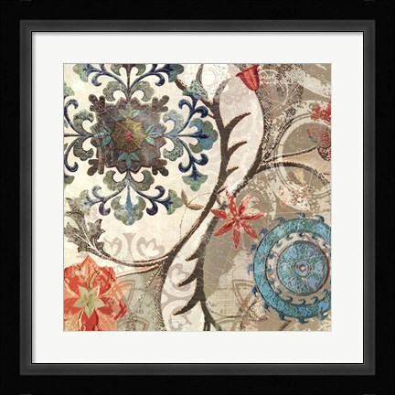 Framed Royal Tapestry II Print