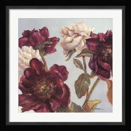 Framed Peony Print