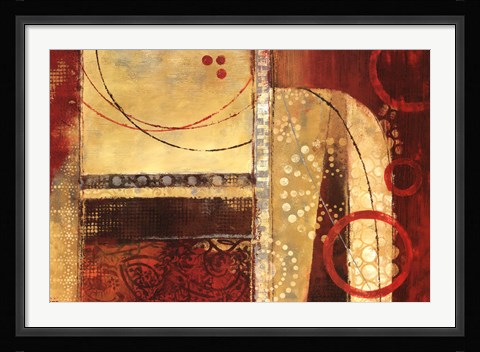 Framed Dance Of Light I Print