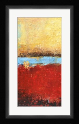Framed Golden Dawn I Print
