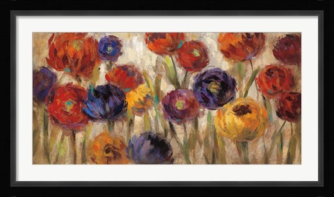 Framed Asters and Mums Print