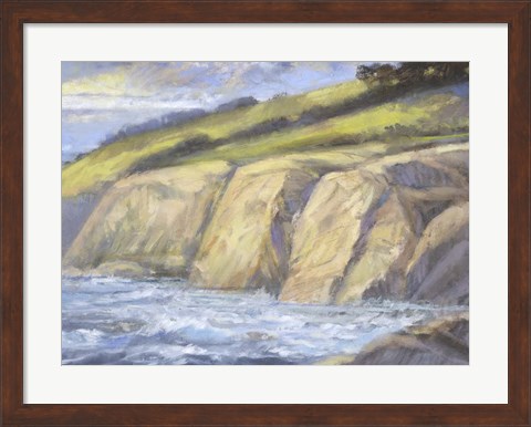 Framed Rocky Coast II Print