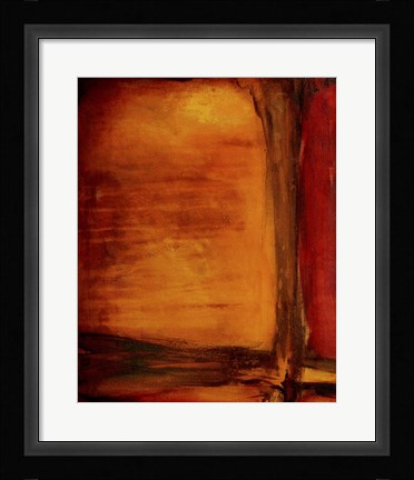 Framed Red Dawn I Print