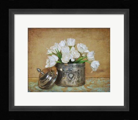 Framed Vintage Tulips Print