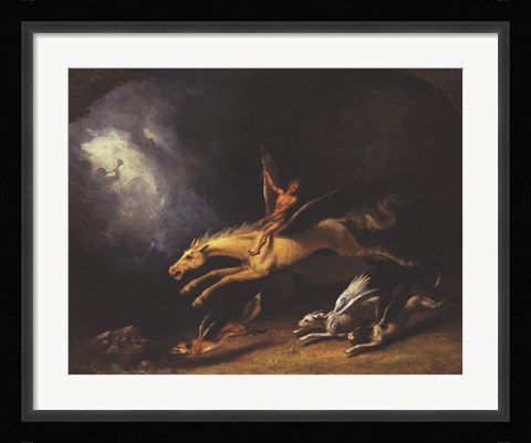 Framed Fox Hunter's Dream Print