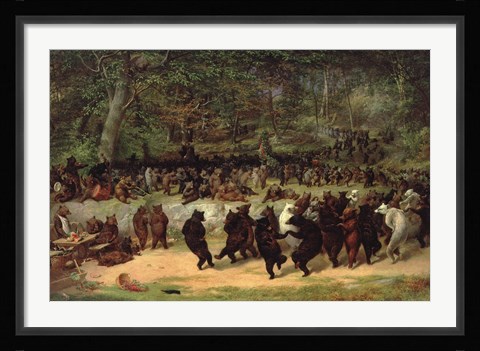 Framed Bear Dance Print