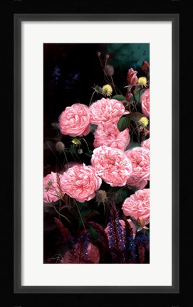 Framed Rose Garden I Print