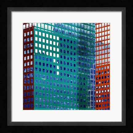 Framed Bright City I Print