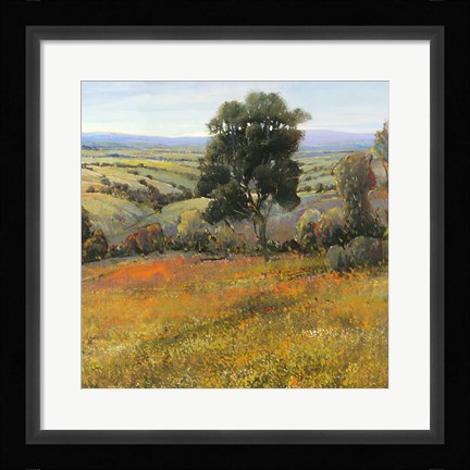 Framed Field In Summer Print