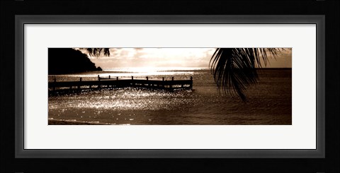 Framed Wooden Jetty Print