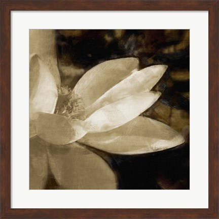 Framed Bronze Lily IV Print
