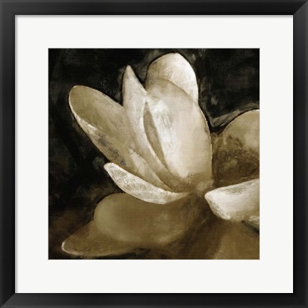 Framed Bronze Lily V Print