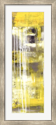 Framed Mellow Yellow I Print