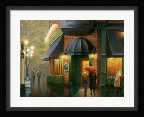Framed Rainy Day Pub Print