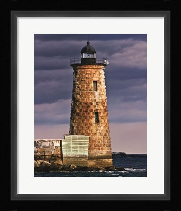 Framed Lighthouse Views V Print