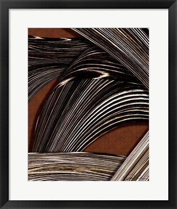 Framed Tangle Tile II Print