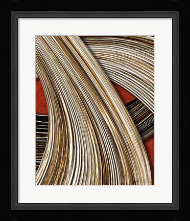 Framed Tangle Tile III Print