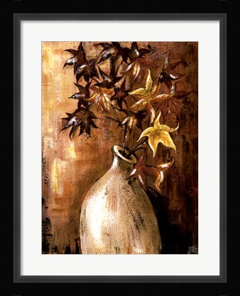 Framed Branches in Vase II Print