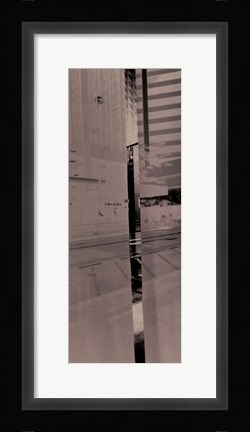 Framed City View II Print