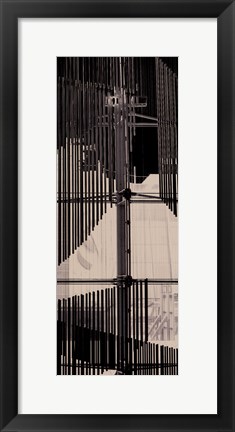 Framed City View V Print