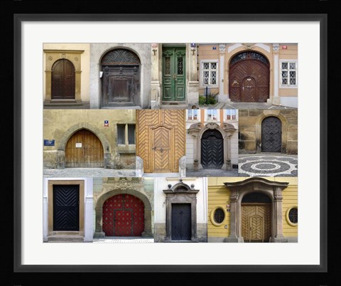 Framed Doors I Print