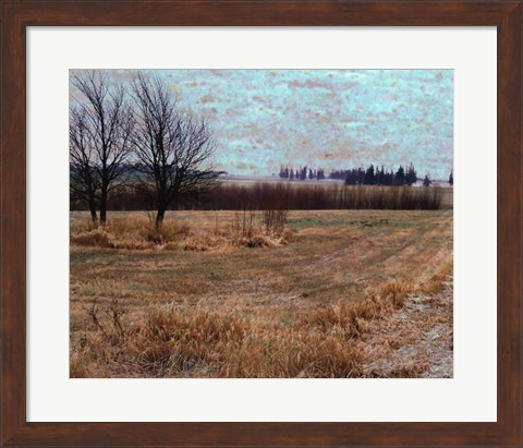 Framed Fields I Print
