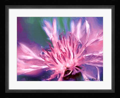 Framed Painterly Flower VIII Print