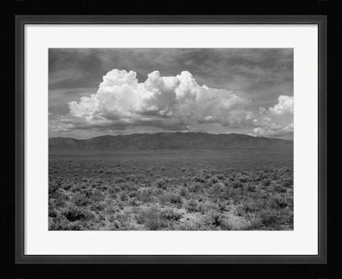 Framed Mountains &amp; Clouds II Print