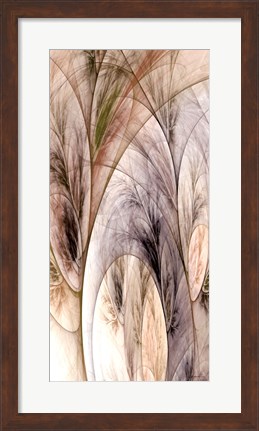 Framed Fractal Grass I Print