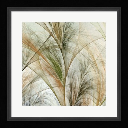 Framed Fractal Grass IV Print