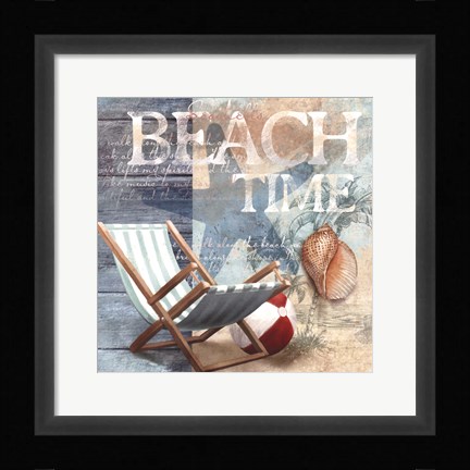 Framed Beach Time Print