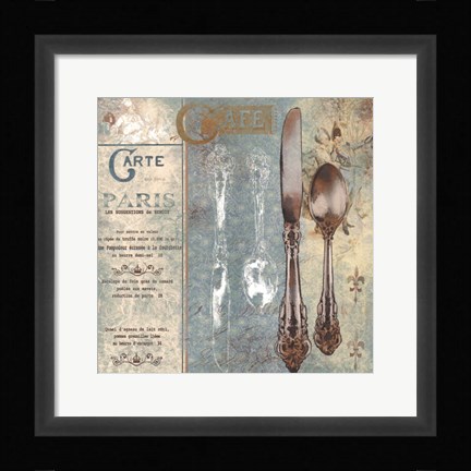 Framed Fine Dining II Print