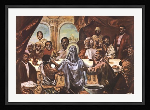 Framed Last Supper Print