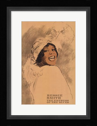 Framed Bessie Smith Print