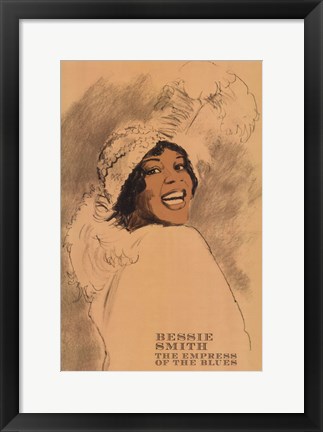 Framed Bessie Smith Print