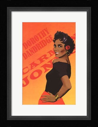 Framed Dorothy Dandridge Print