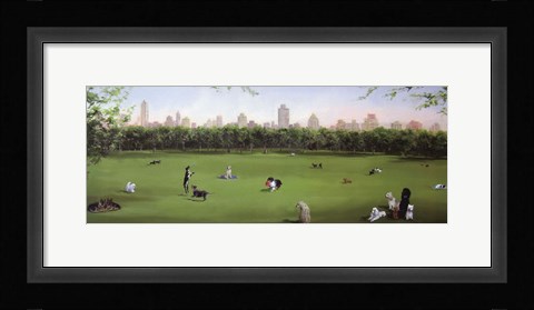 Framed Sunday in the Park Print
