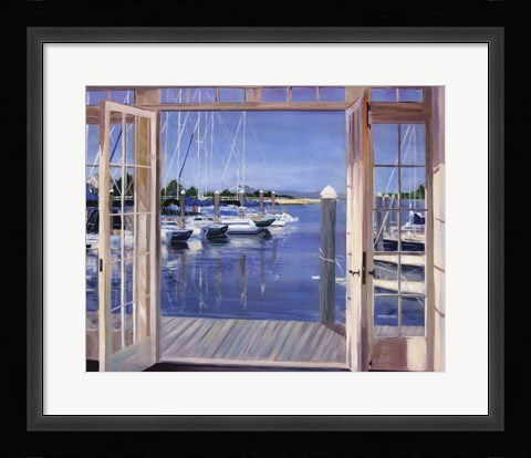 Framed Reflections, Marina Mill Creek Print