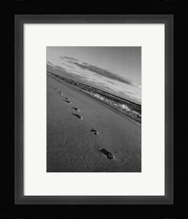 Framed Footprints Print