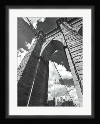 Framed Brooklyn Bridge Arch Print
