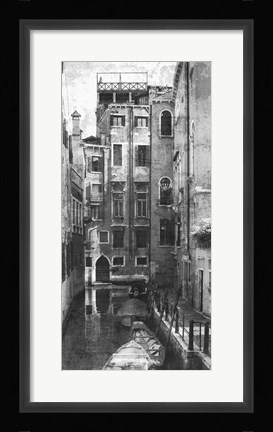 Framed Venetian Canal Print