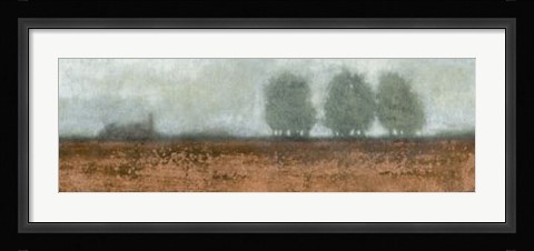 Framed Blue Fog II Print