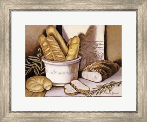 Framed Bread Study Print