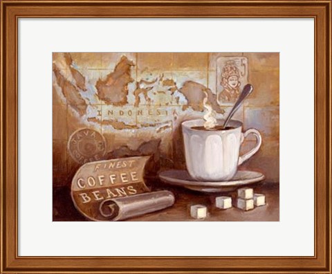 Framed Finest Coffee Beans Print