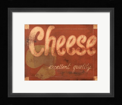 Framed Cheese Print